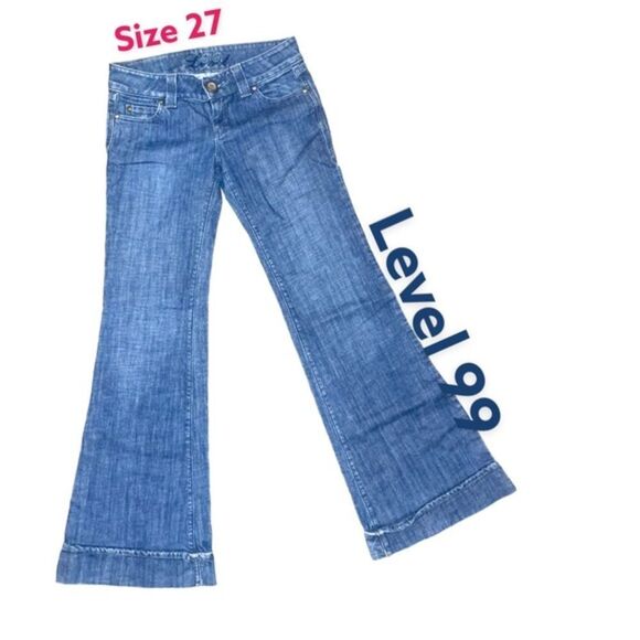Level 99 Bell Bottom Jeans - Picture 1 of 6